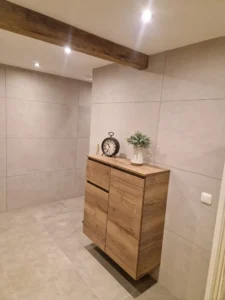 Lichte badkamer klaar